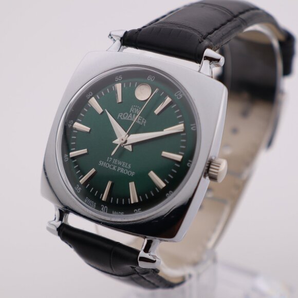 Stylish Swiss Hand-Wound Watch – Roamer ST96 Vintage Men’s Mechanical - Picture 5 of 10